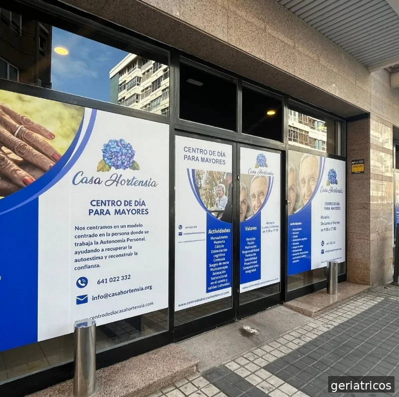 Centro de día Casa Hortensia Calle Jesús Ferrer Jimeno n. 5 Las Palmas de Gran Canaria